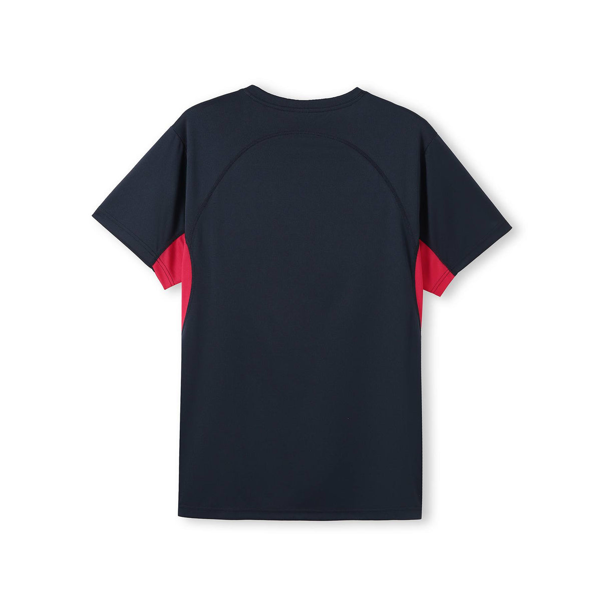 Mens Accelerator Cool Dry T-shirt - Navy/Red - Back