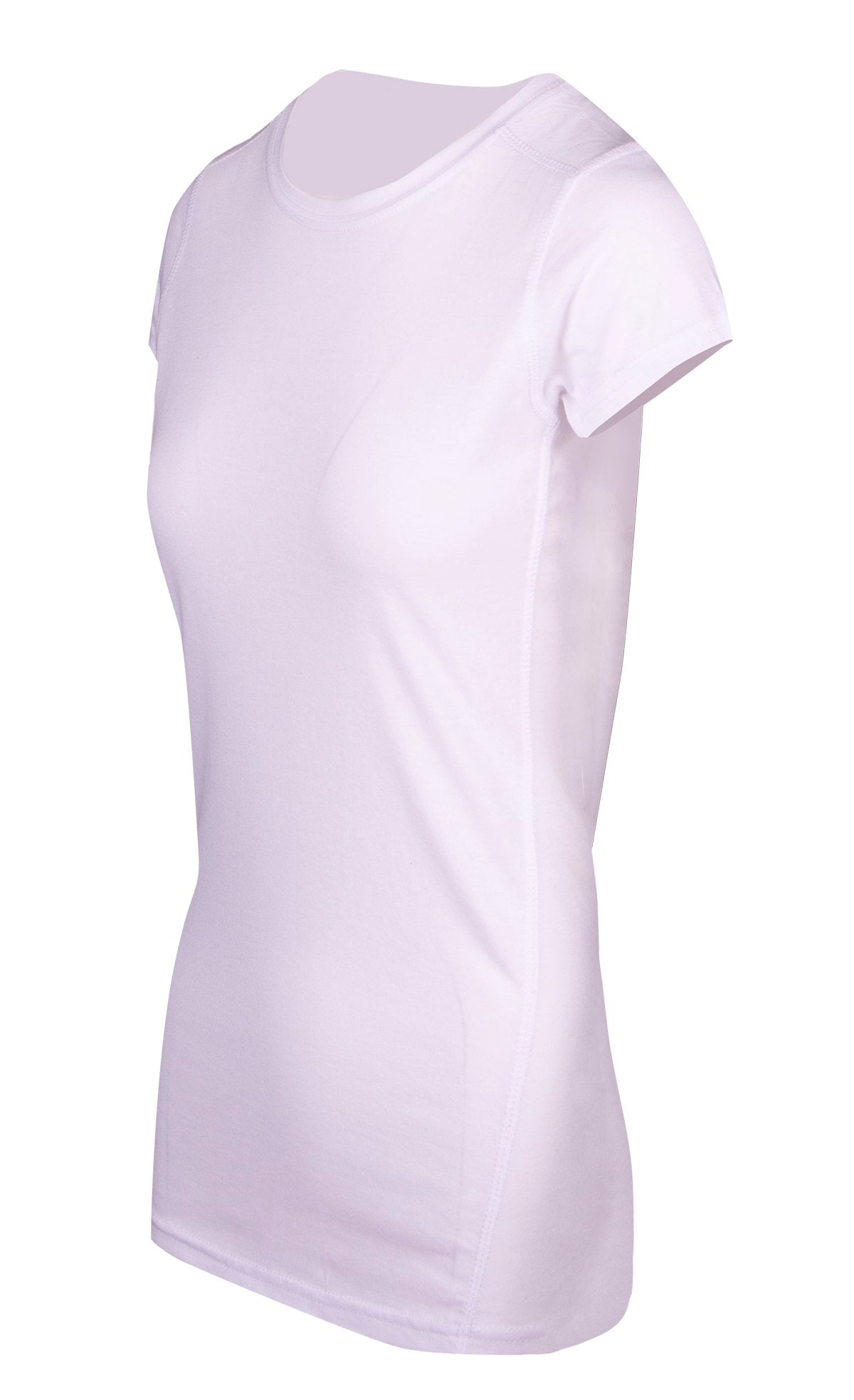 Womens Greatness Athletic T-shirt - White - Side