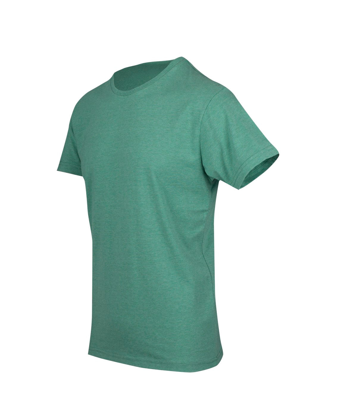 Mens Heavy Marl T-shirt - Green Marl - Side