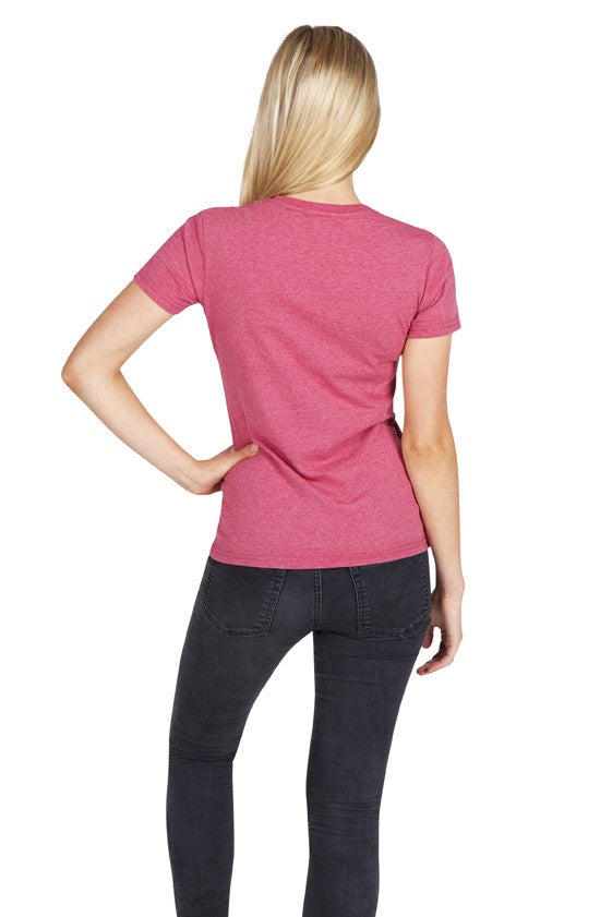 Womens Color Marl Tee - view