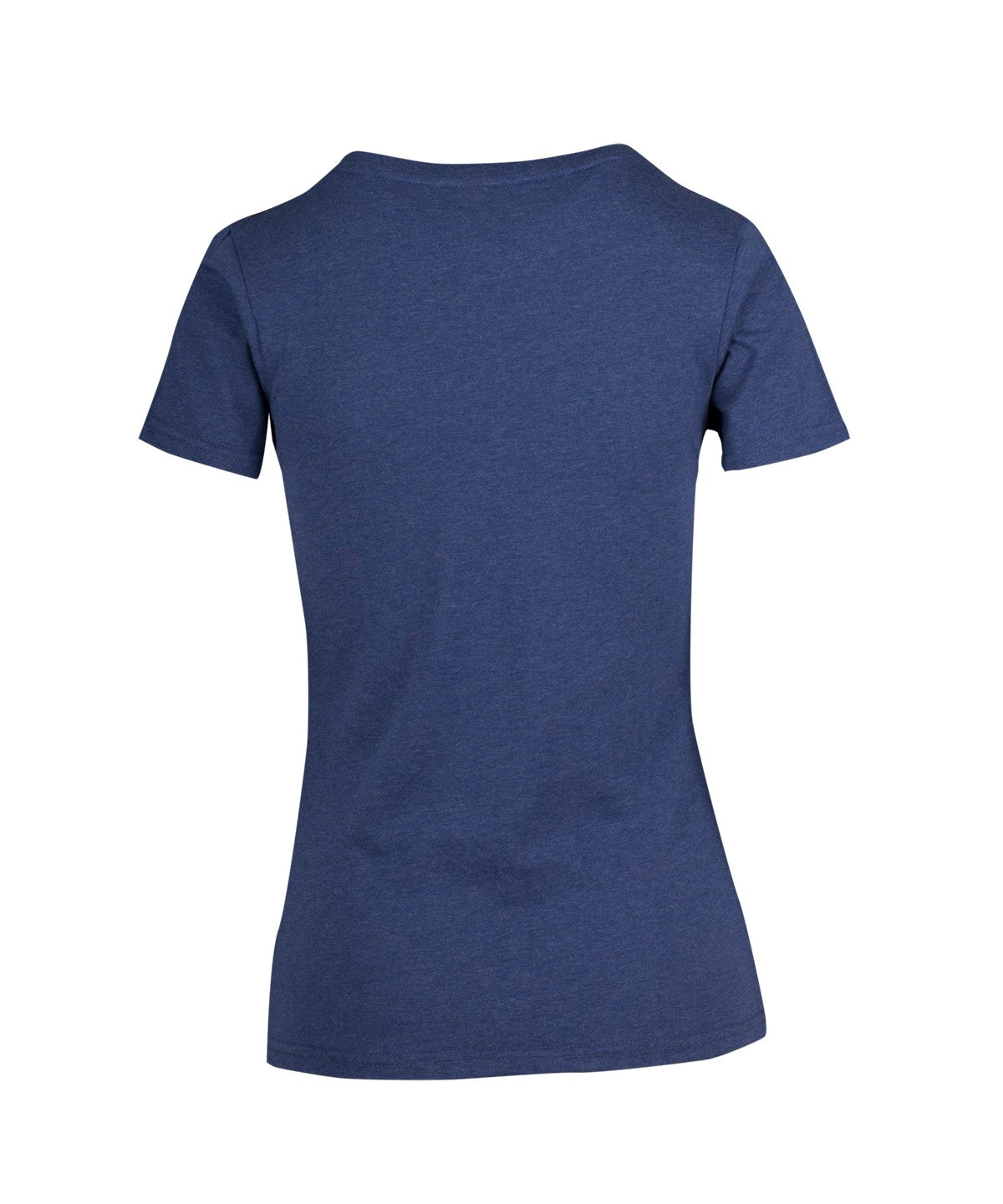 Womens Color Marl Tee - Blue Marl - Back