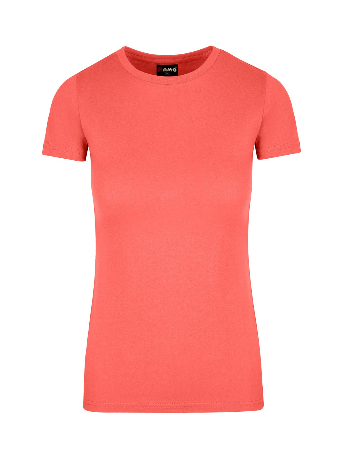 Women's American Style T-shirt - Coral Red - Front