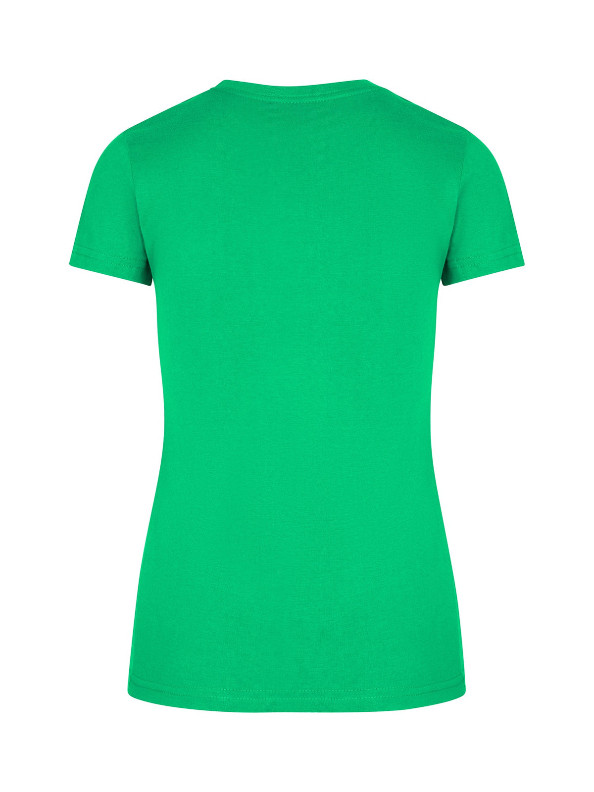 Womens Slim Fit Tee - Emerald Green - Back
