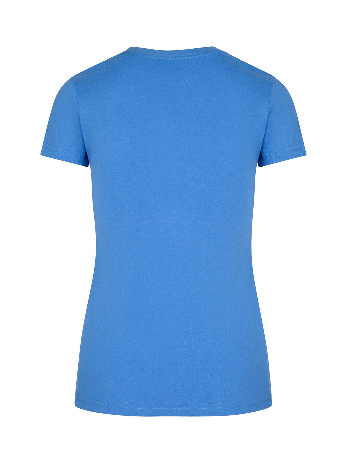 Womens Slim Fit Tee - Pacific Blue - Back