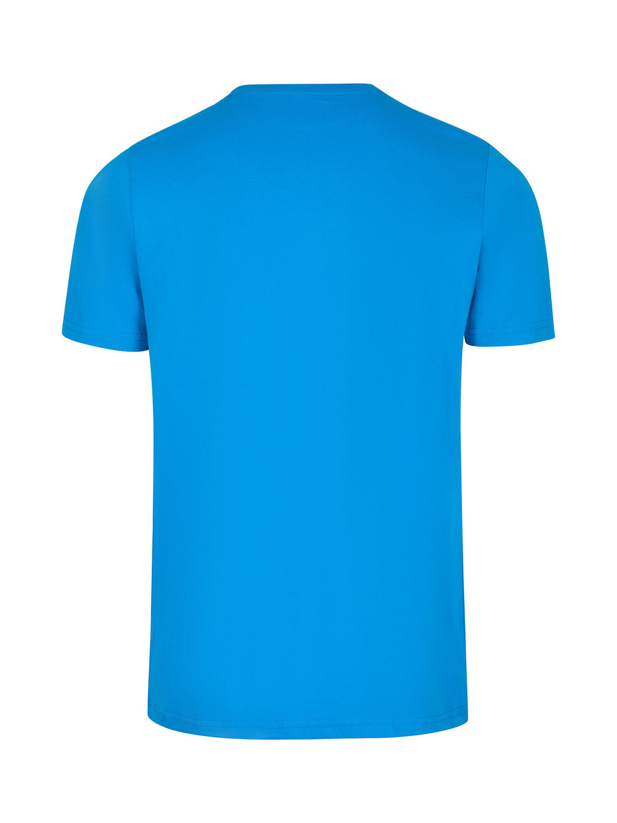 Men's Slim Fit T-shirt - Azure - Back