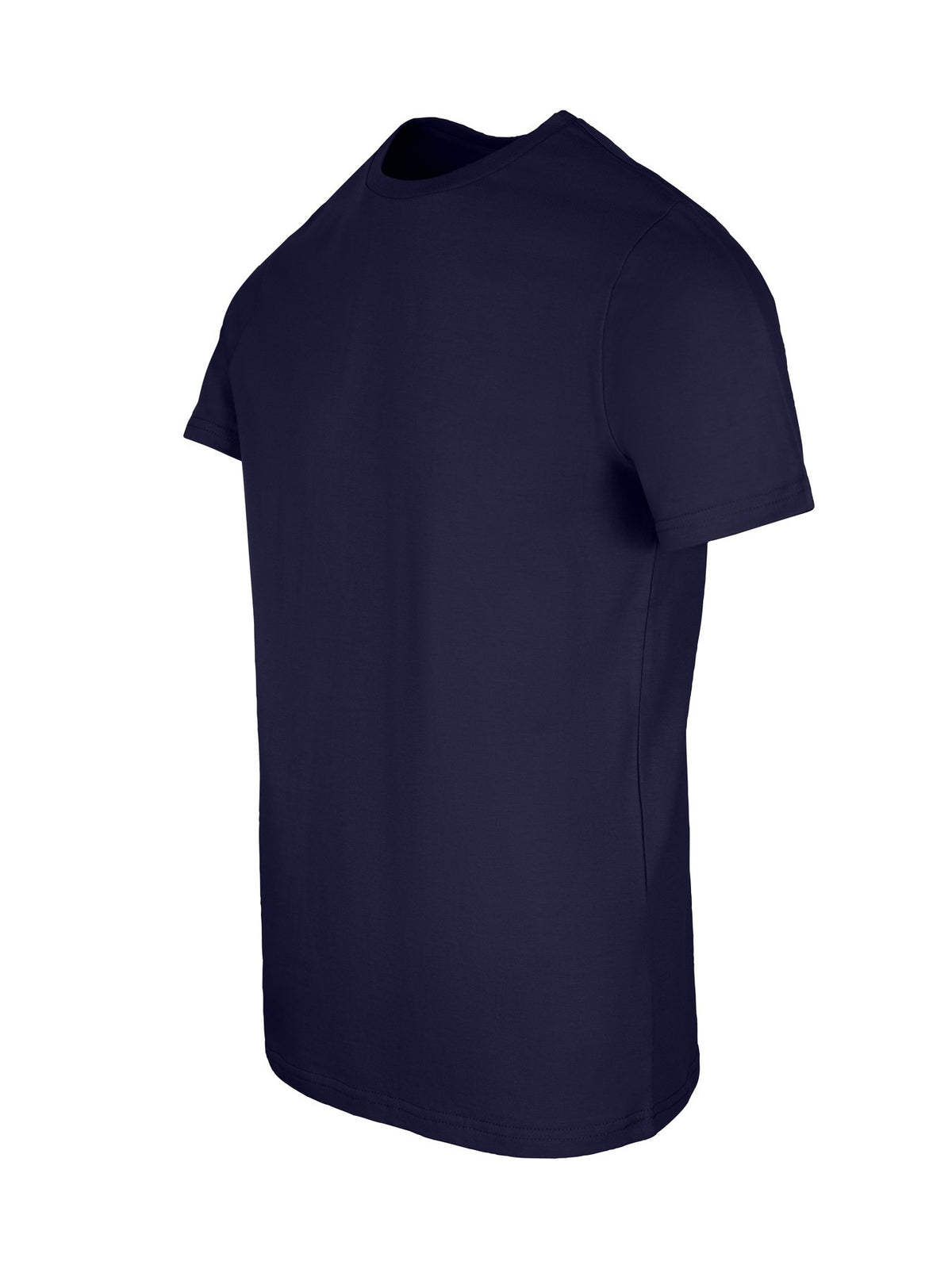 Men's Slim Fit T-shirt - Navy Blue - Side