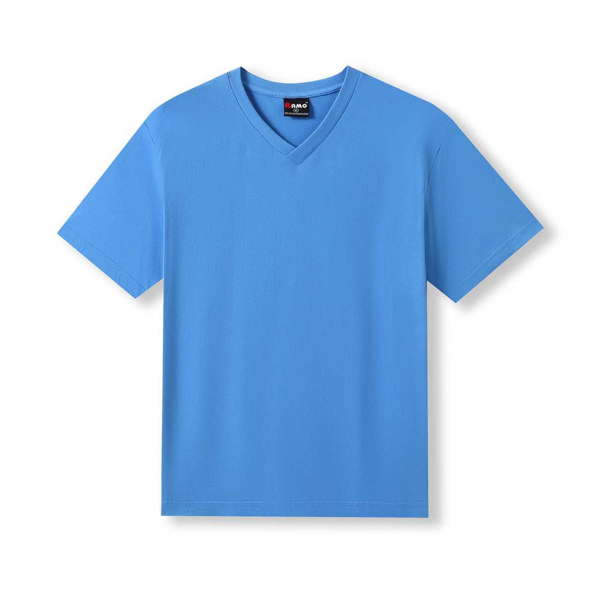Men's / Unisex V-Neck T-shirt - Pacific Blue - Front