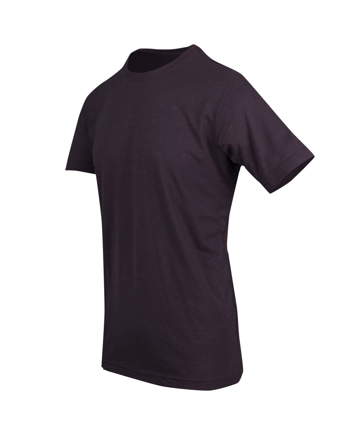 Men's / Unisex Raw Cotton Wave T-shirt - New Charcoal - Side