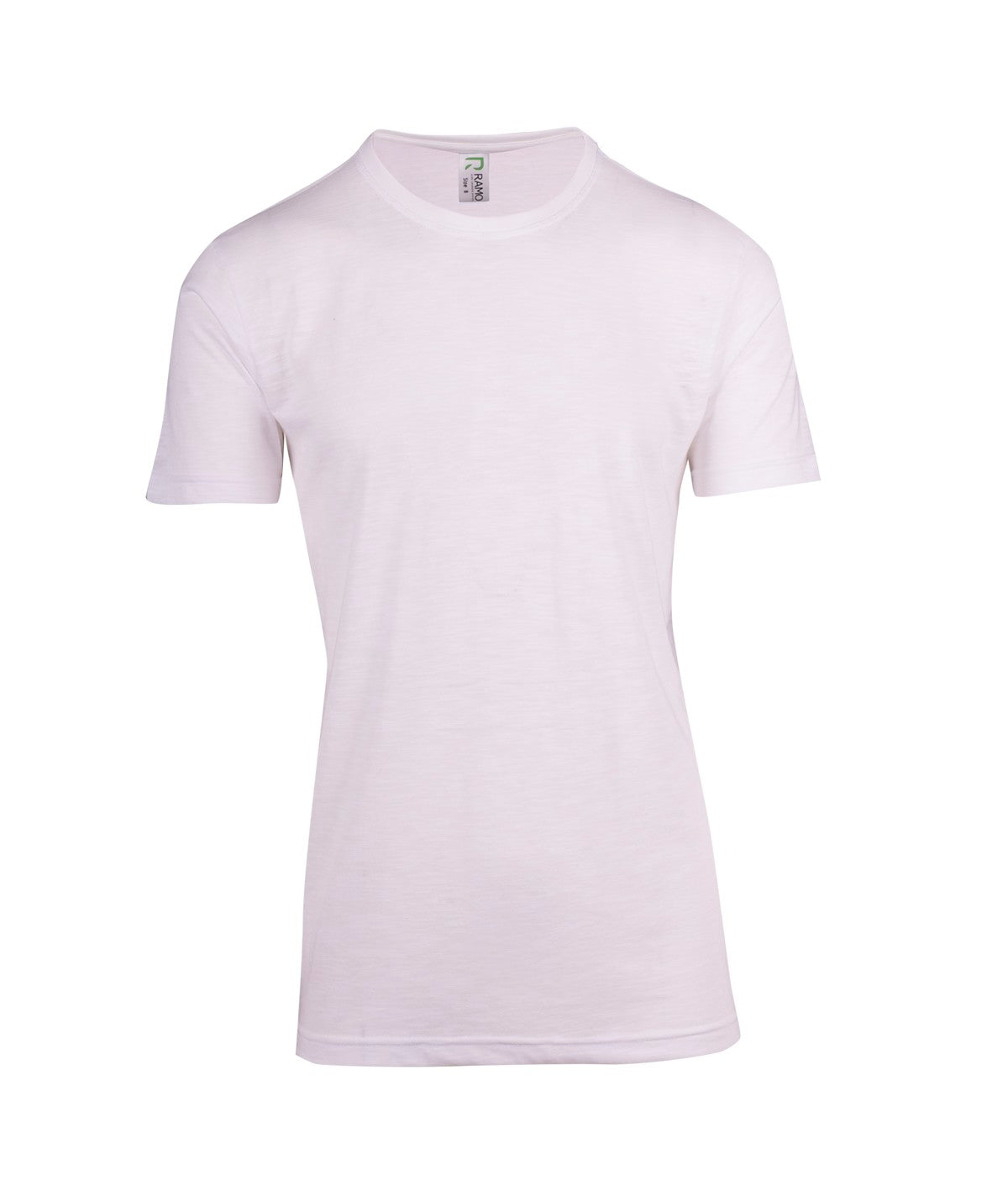 Men's / Unisex Raw Cotton Wave T-shirt - White - Front