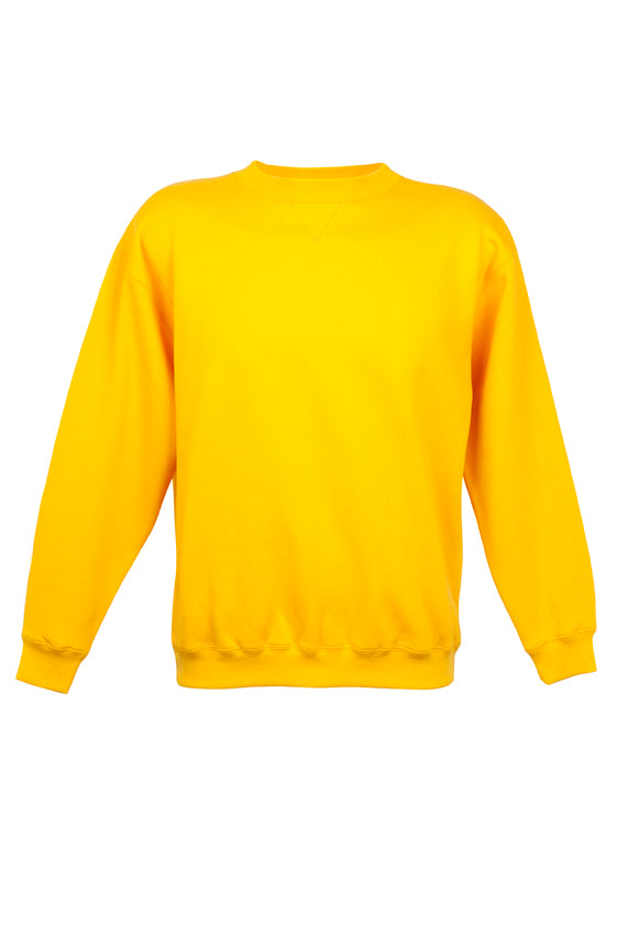 Adult Poly cotton fleece sloppy joe - Gold - Front