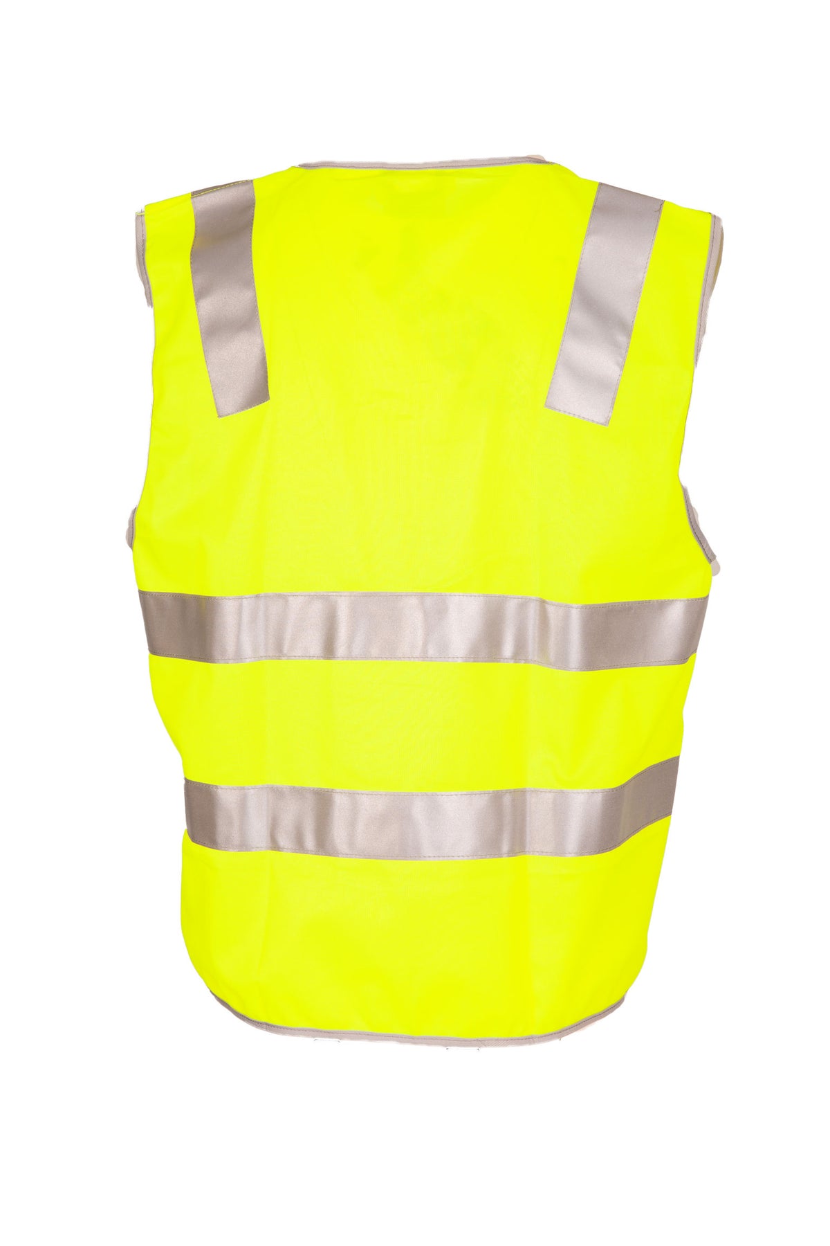 100% Polyeter Vest with 3M reflective tape - Yellow - Back
