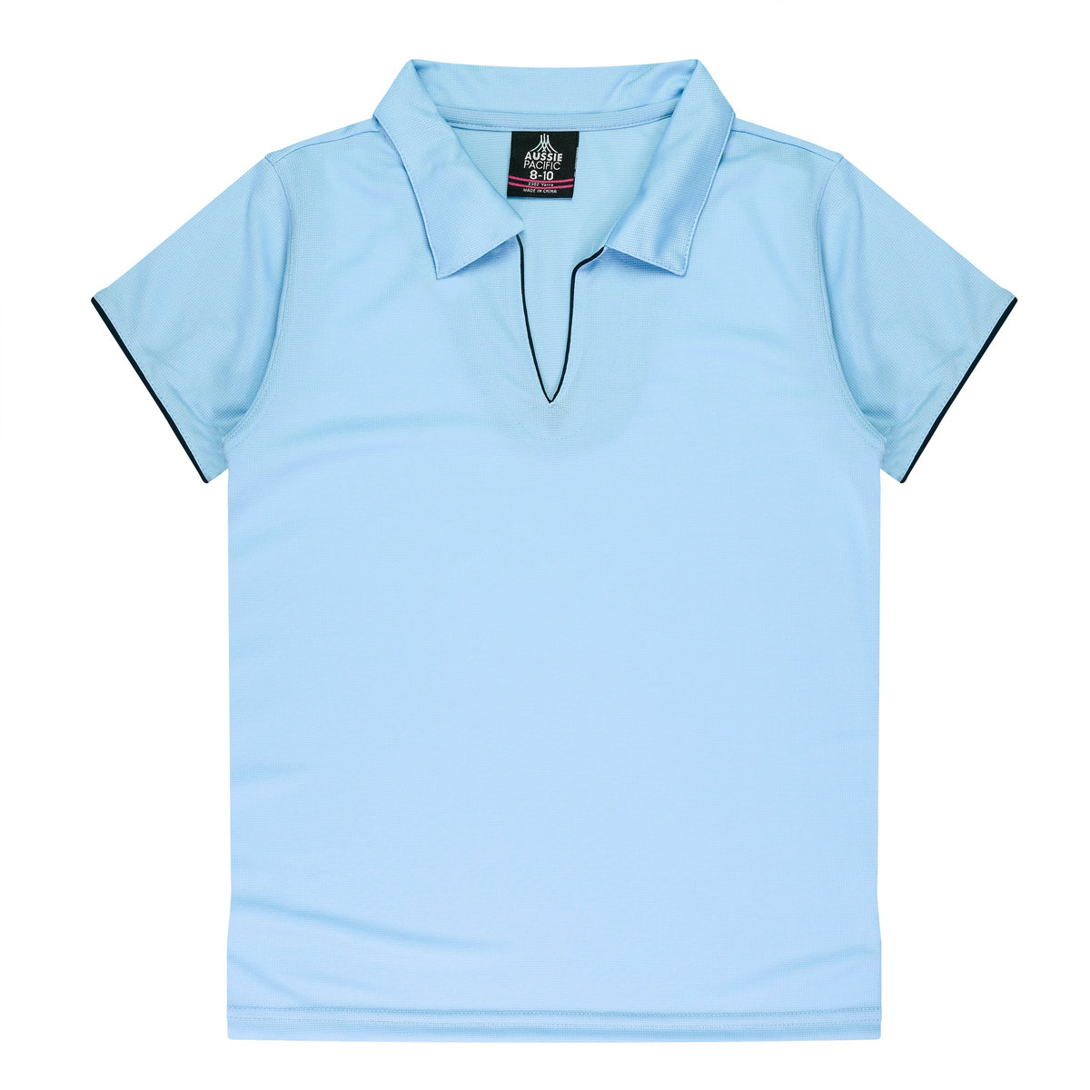Aussie Pacific Yarra Ladies Polo 2302 - Sky/Navy