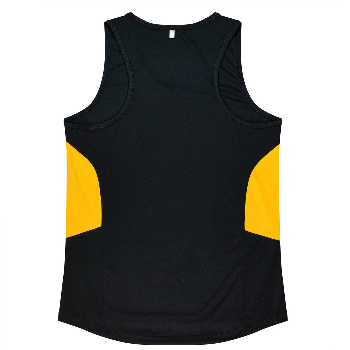 Aussie Pacific Tasman Ladies Singlet 2111 - Black/Gold