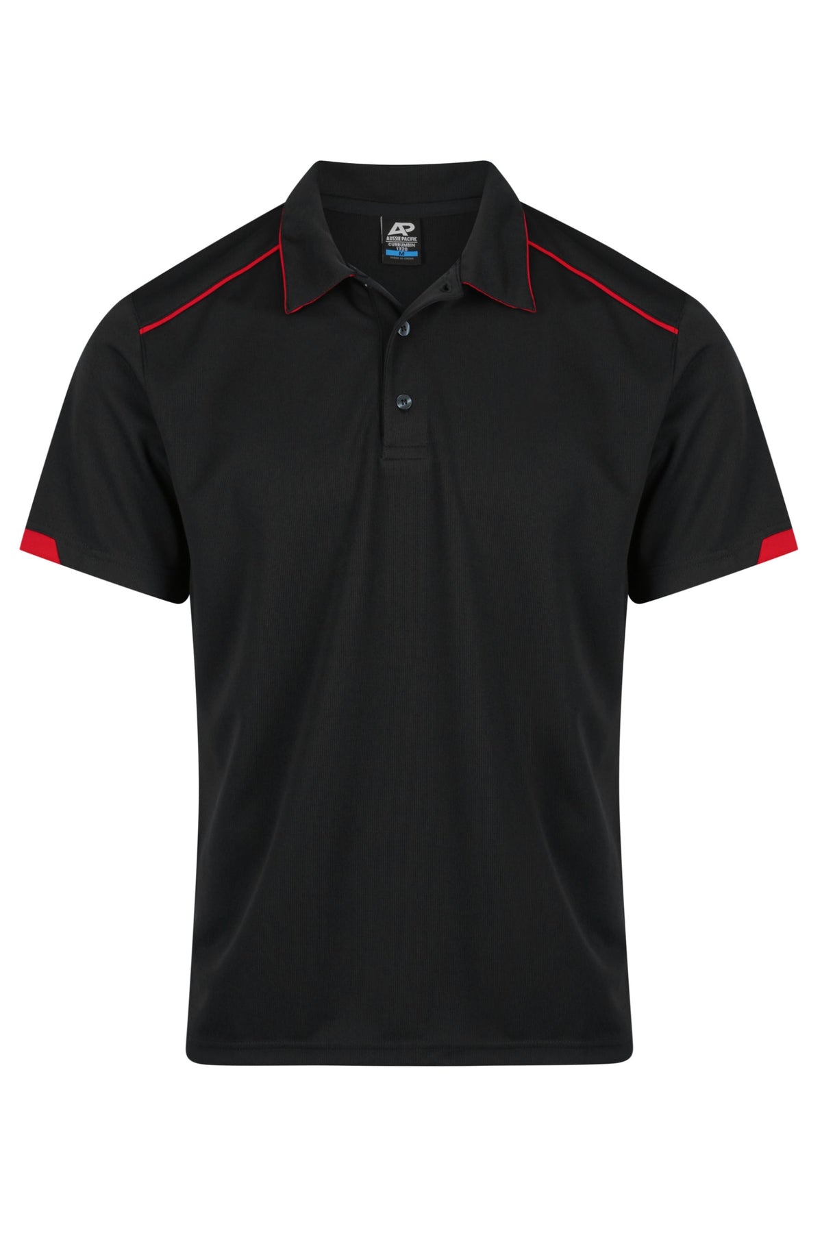 Aussie Pacific Currumbin Men's Polo 1320 - Black/Red