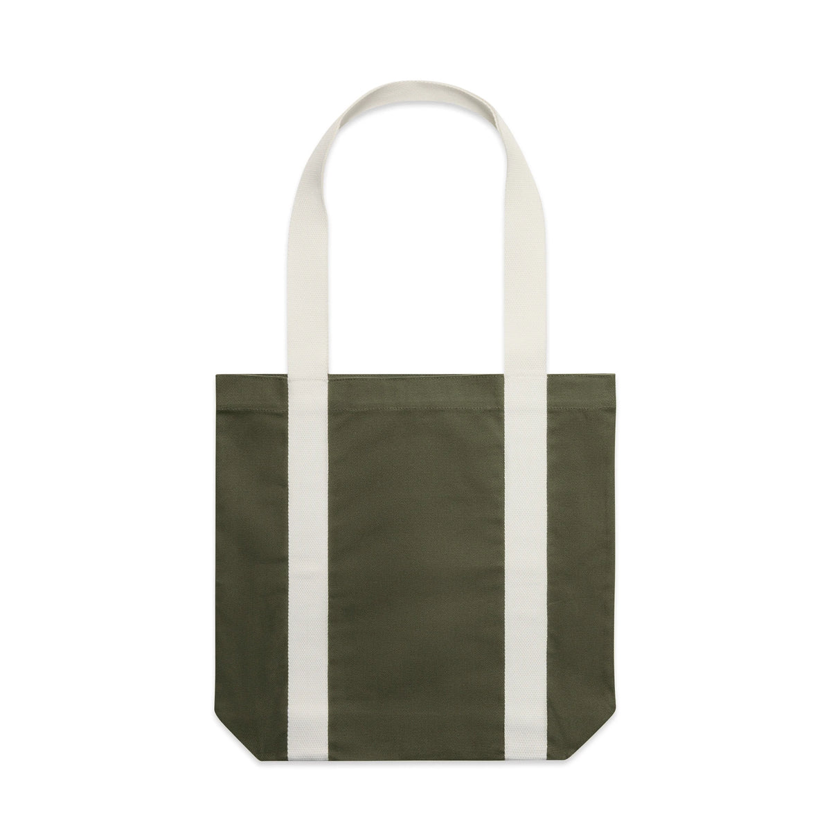 Two-Tone Carrie Tote 1008 - Army/Cream - Front