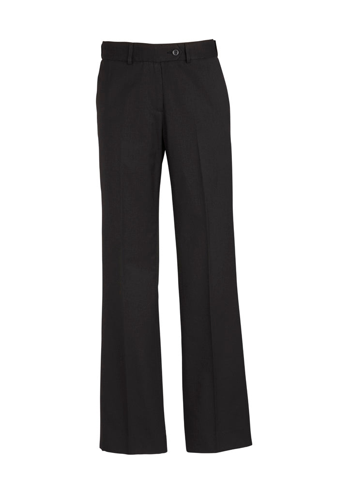 Cool Stretch Womens Adjustable Waist Pant - Black - Front