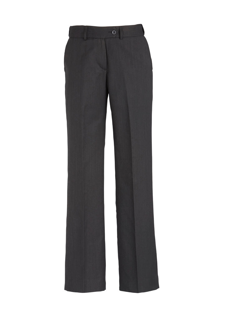 Cool Stretch Womens Adjustable Waist Pant - Charcoal - Front