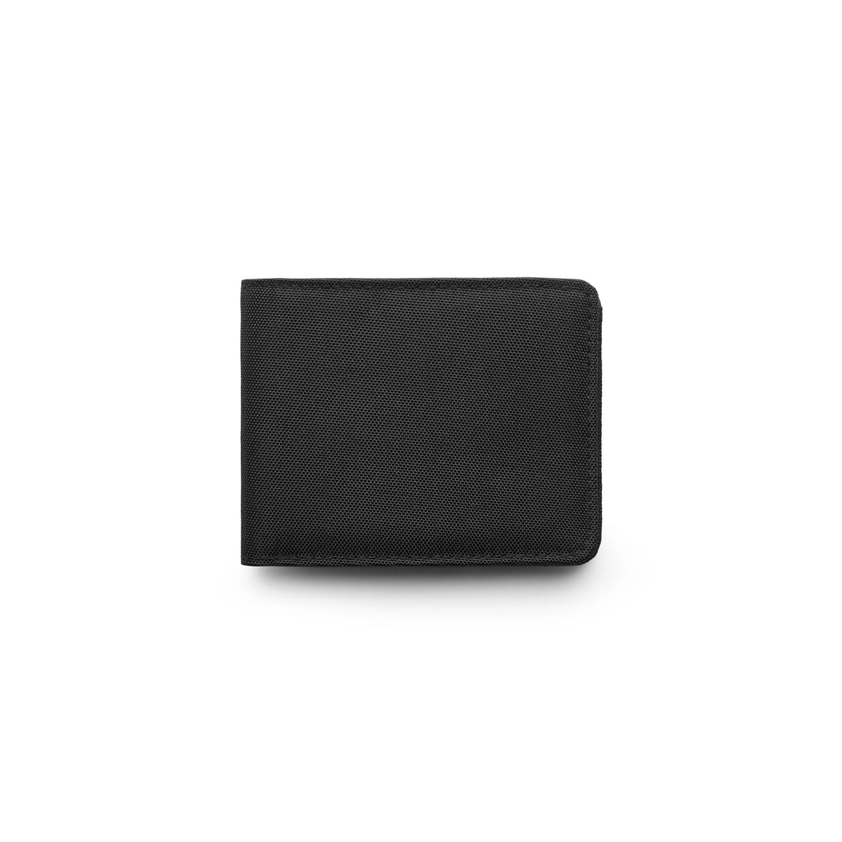Recycled Fold Wallet 1032 - Black - Front