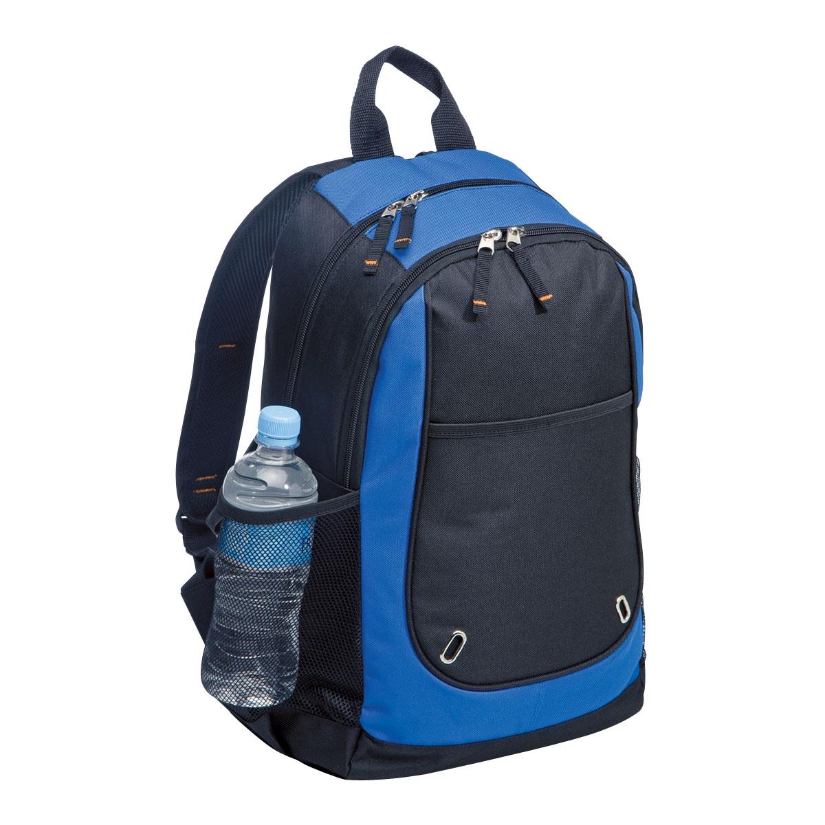 Motion Backpack - Black / Royal - Front