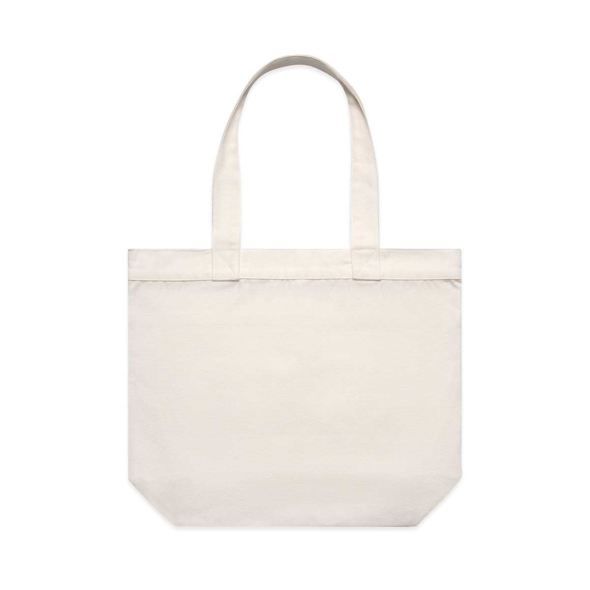 Pocket Tote Bag 1041 - Cream - Back