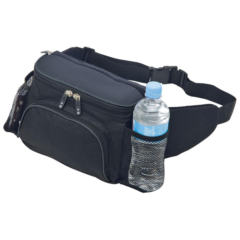 Sportlite Hiking Waist Bag - Black / Charcoal - Front