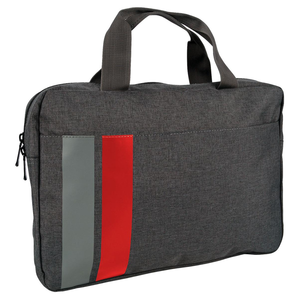 Highlight Satchel - Carbon / Grey / Red - Front