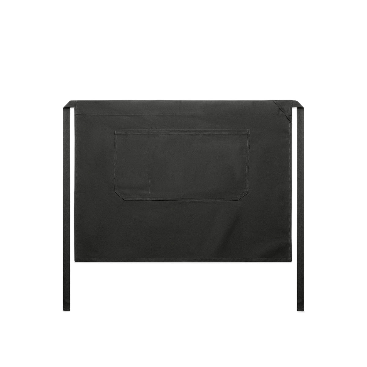 Carrie Half Apron 1083 - Coal - Front