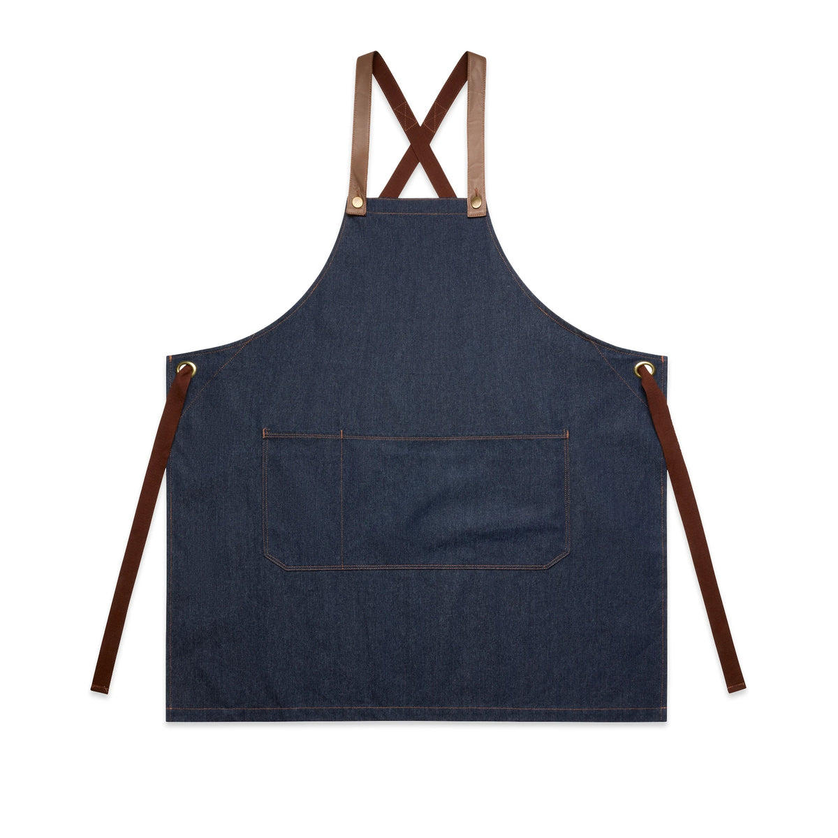 Denim Apron 1084 - Indigo - Front