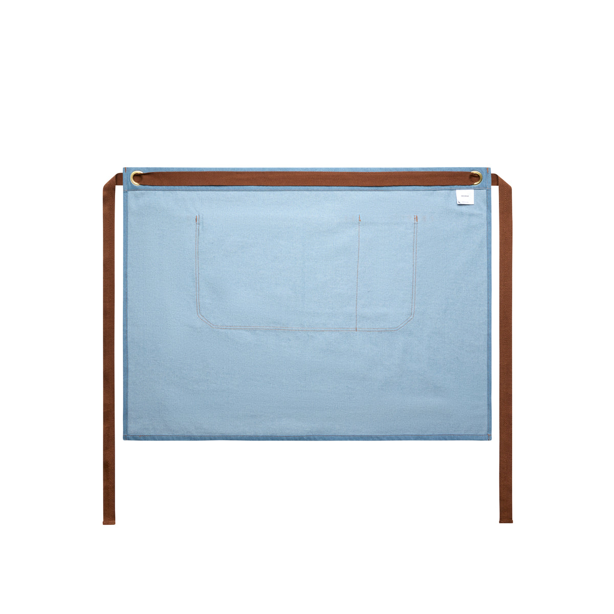 Denim Half Apron 1085 - Indigo - Back