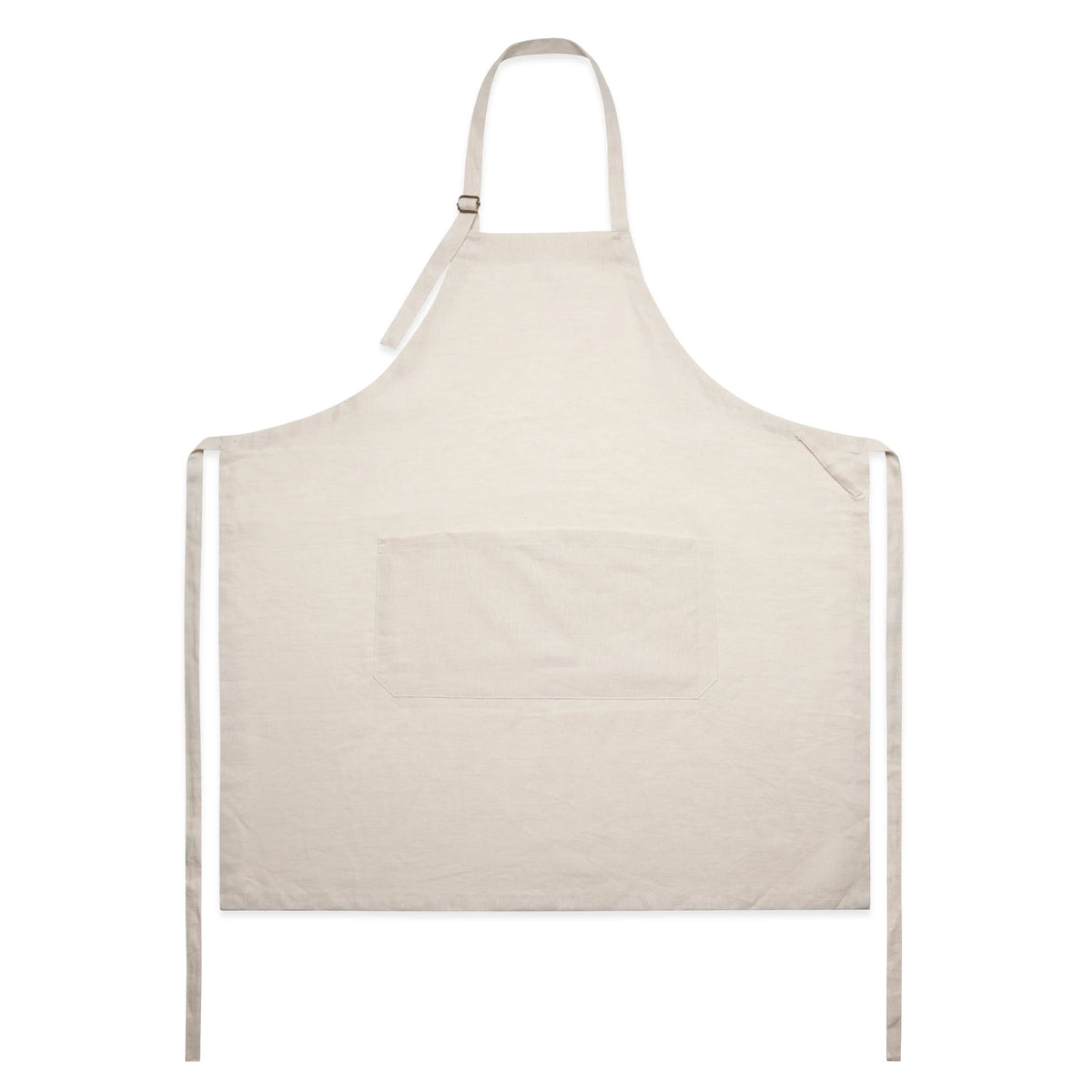 Linen Apron 1086 - Natural - Front