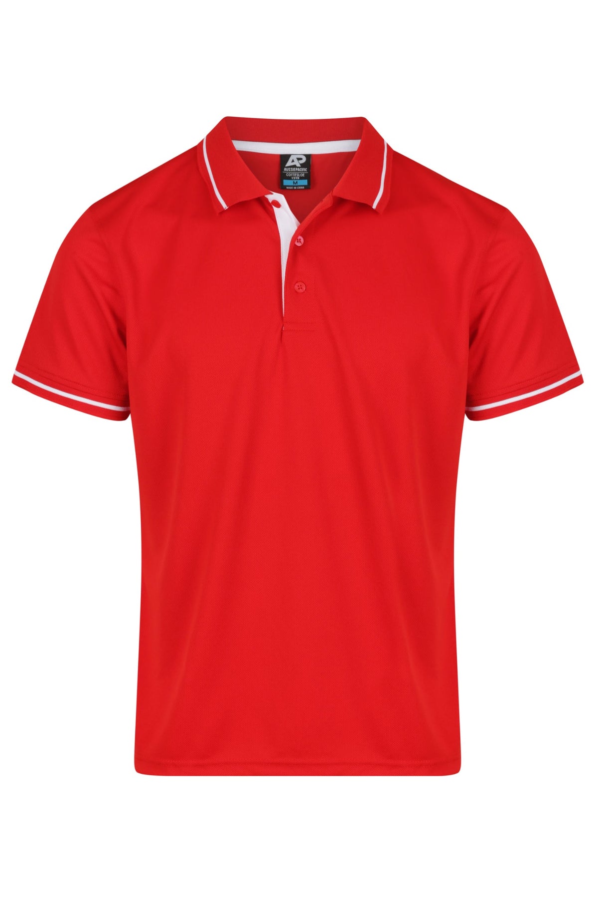 Aussie Pacific Cottesloe Men's Polo 1319 - Red/White