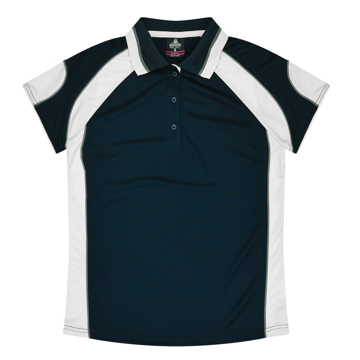 Aussie Pacific Murray Ladies Polo 2300 - Navy/White