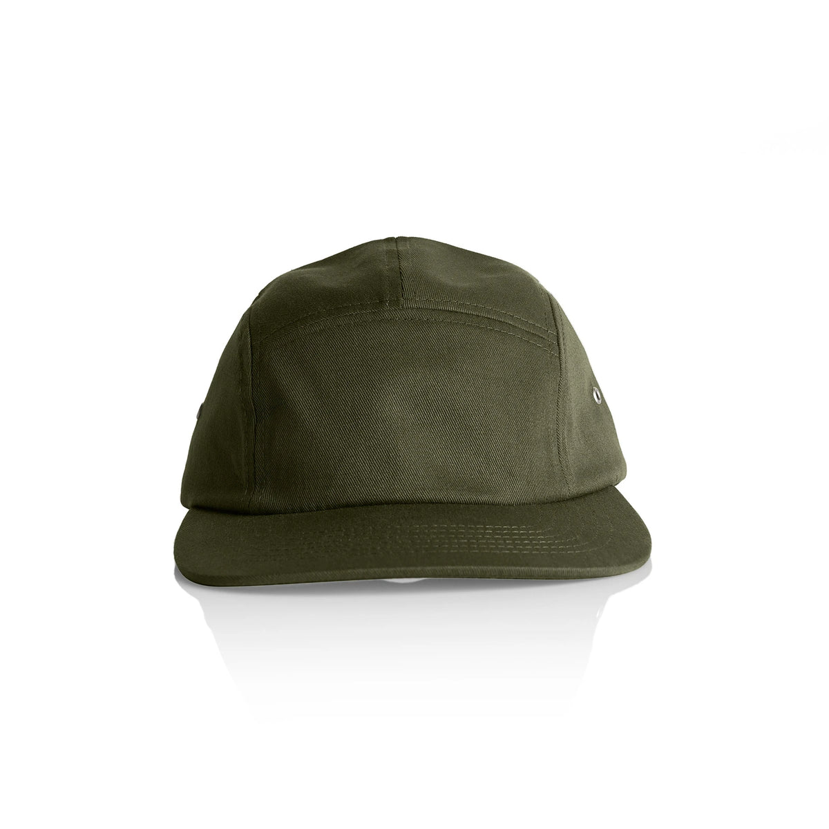 Finn Five Panel Cap 1103 - Army - Front