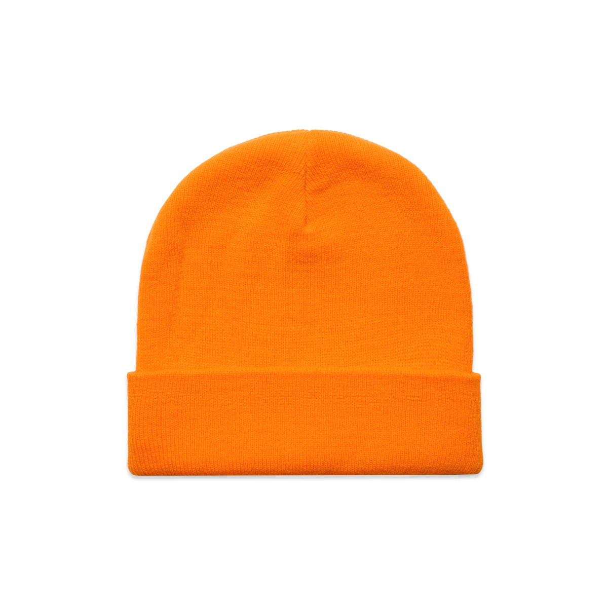 Cuff Safety Beanie 1107F - Safety Orange - Front