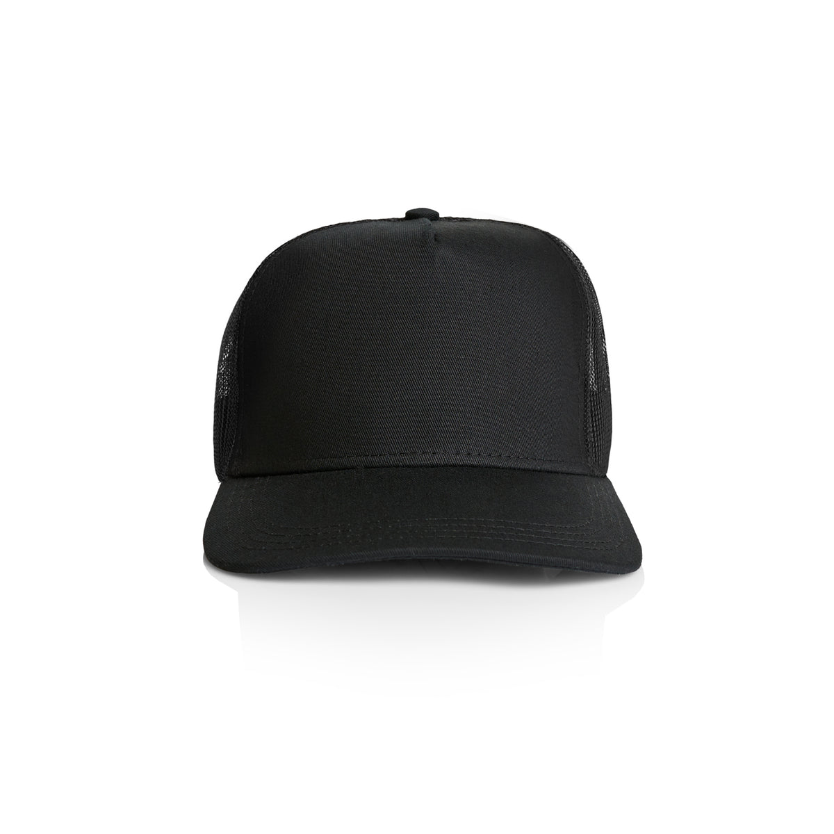 Stock Trucker Cap 1108 - Black - Front