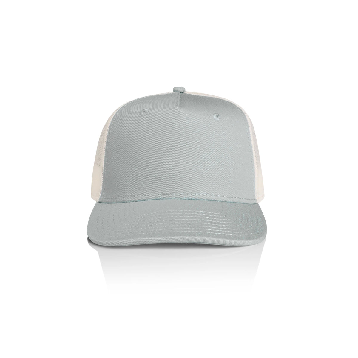 Stock Contrast Trucker 1110 - Smoke/Ecru - Front