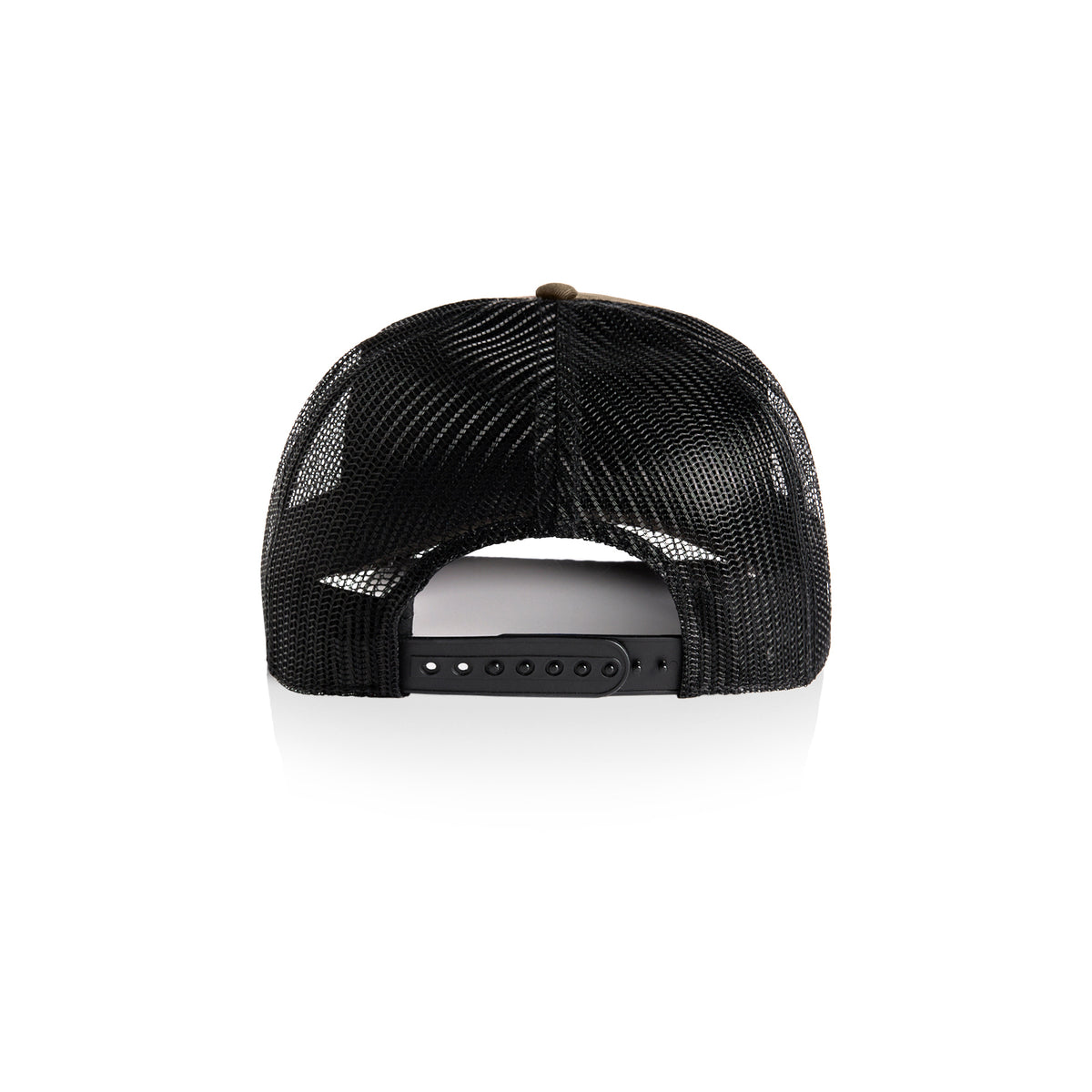 Stock Contrast Trucker 1110 - Walnut/Black - Back