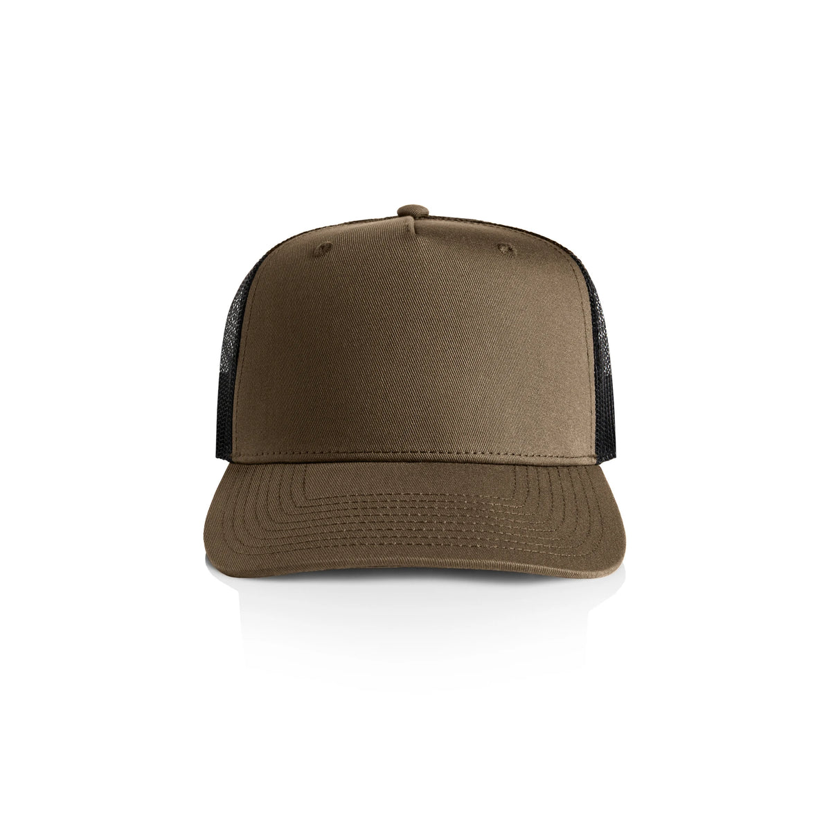 Stock Contrast Trucker 1110 - Walnut/Black - Front