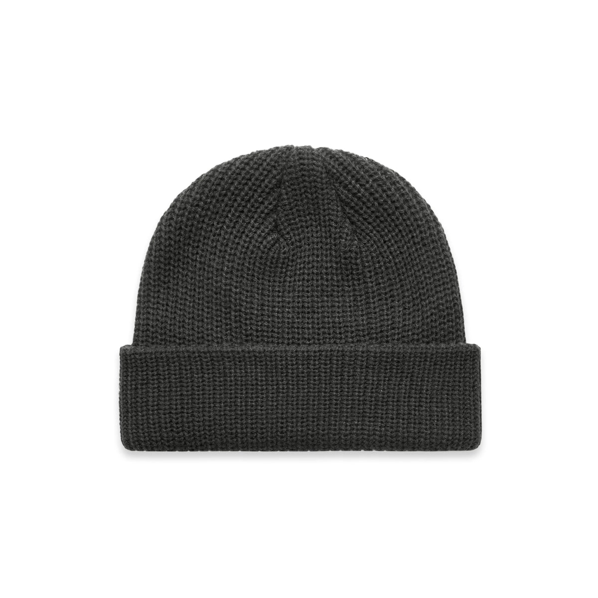 Cable Beanie 1120 - Coal - Front