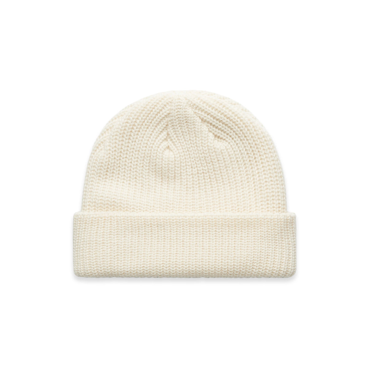 Cable Beanie 1120 - Ecru - Front