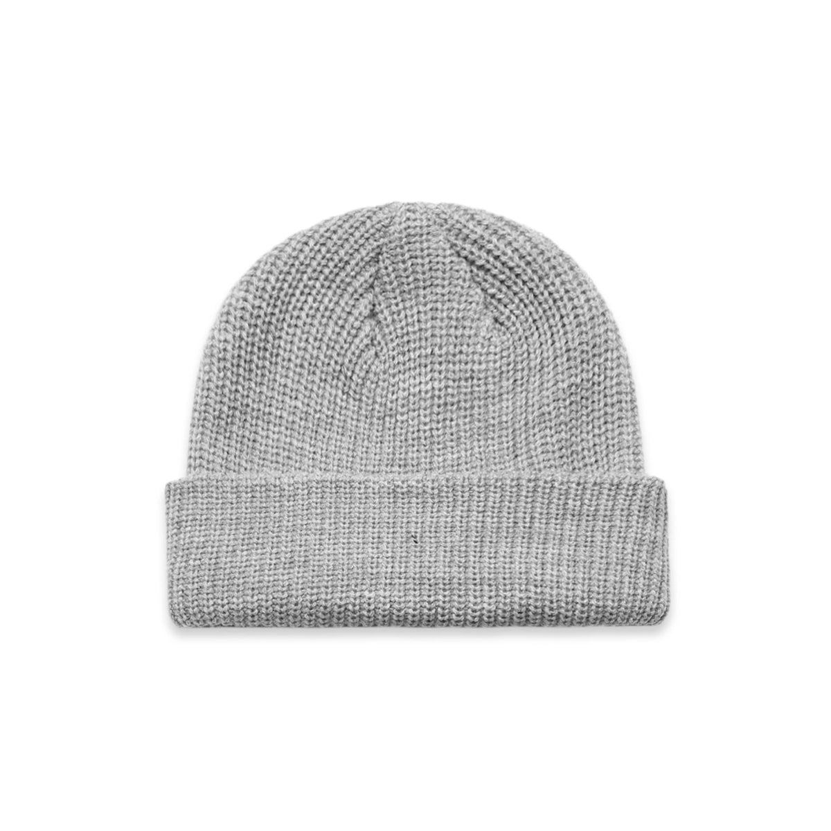 Cable Beanie 1120 - Grey Marle - Front