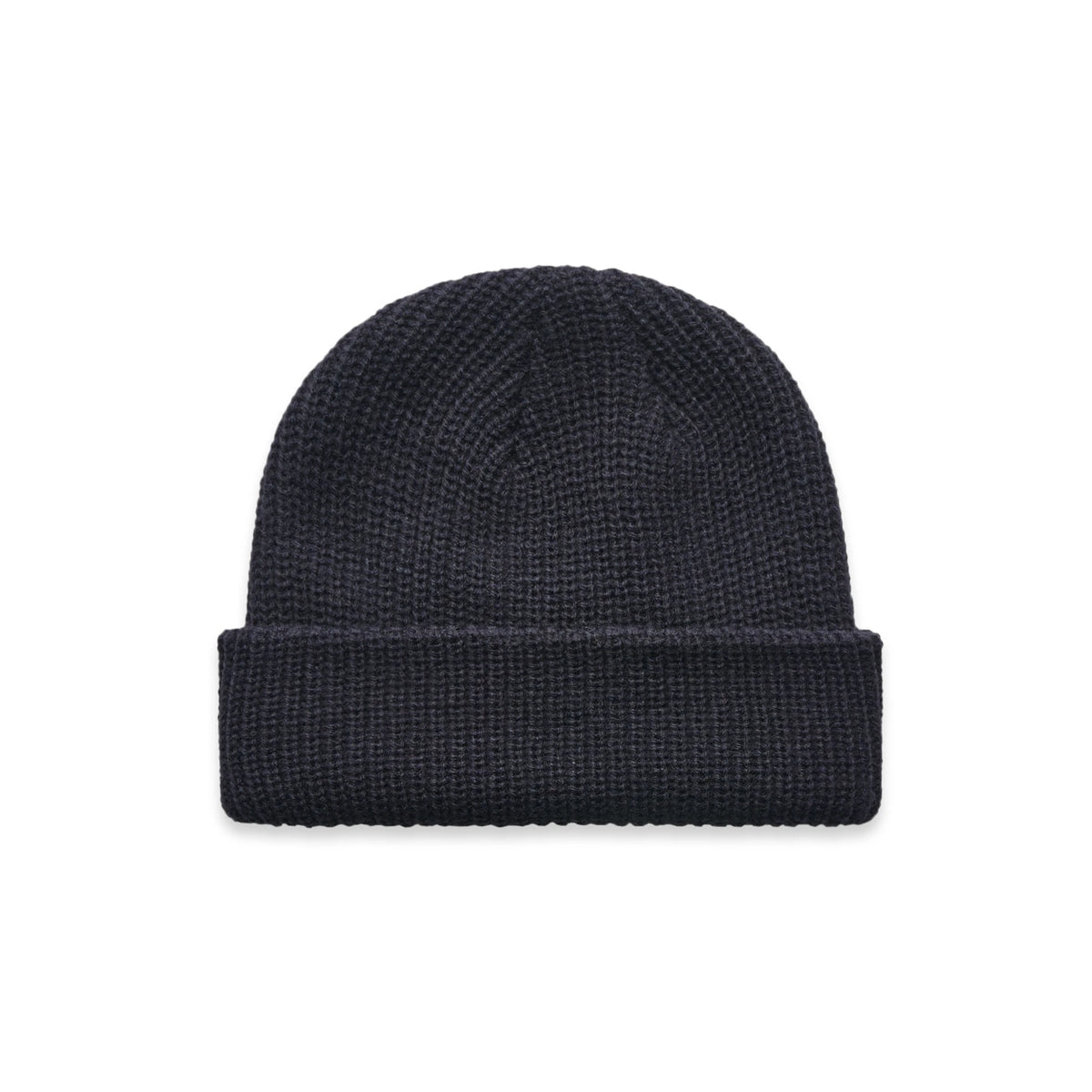 Cable Beanie 1120 - Navy - Front