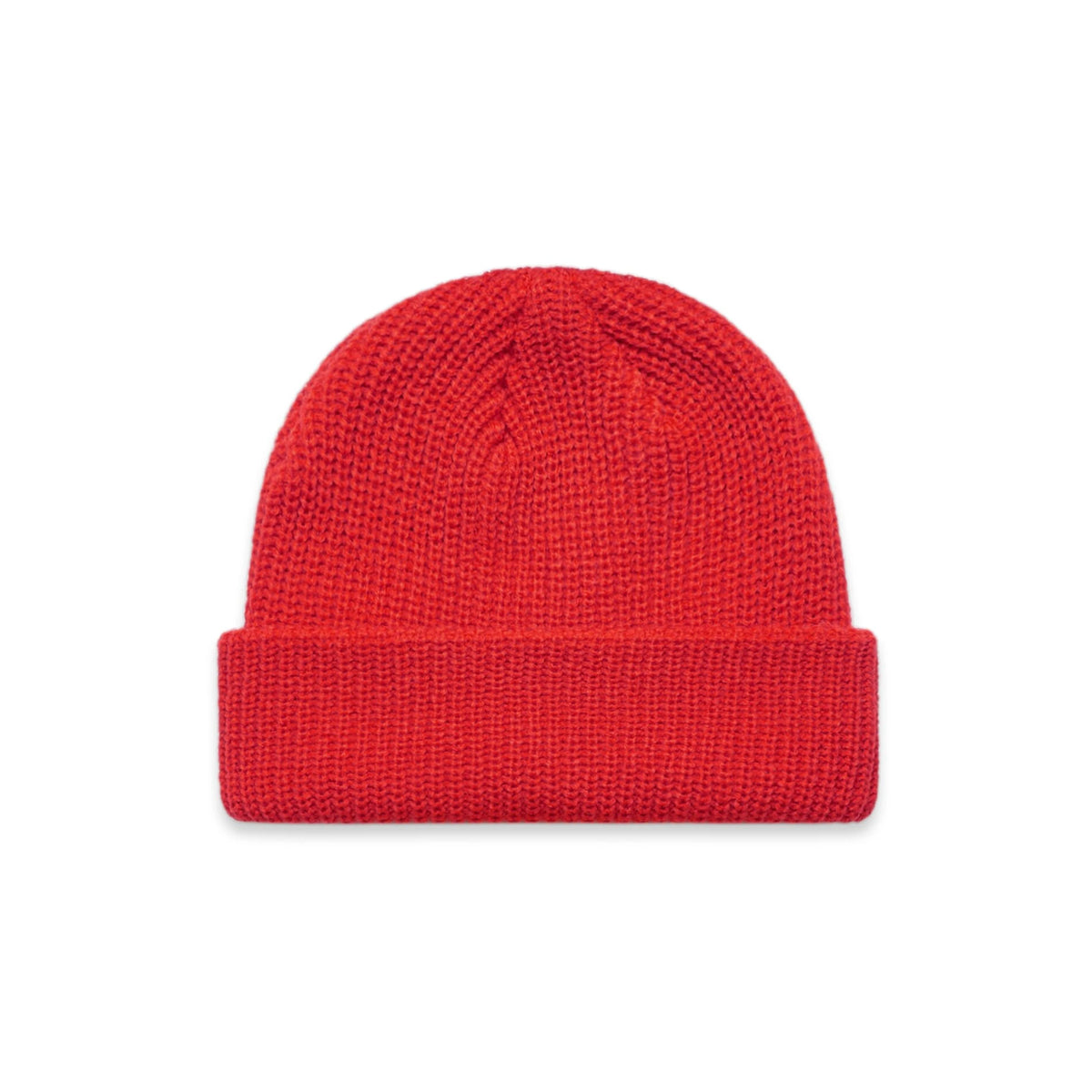 Cable Beanie 1120 - Red - Front