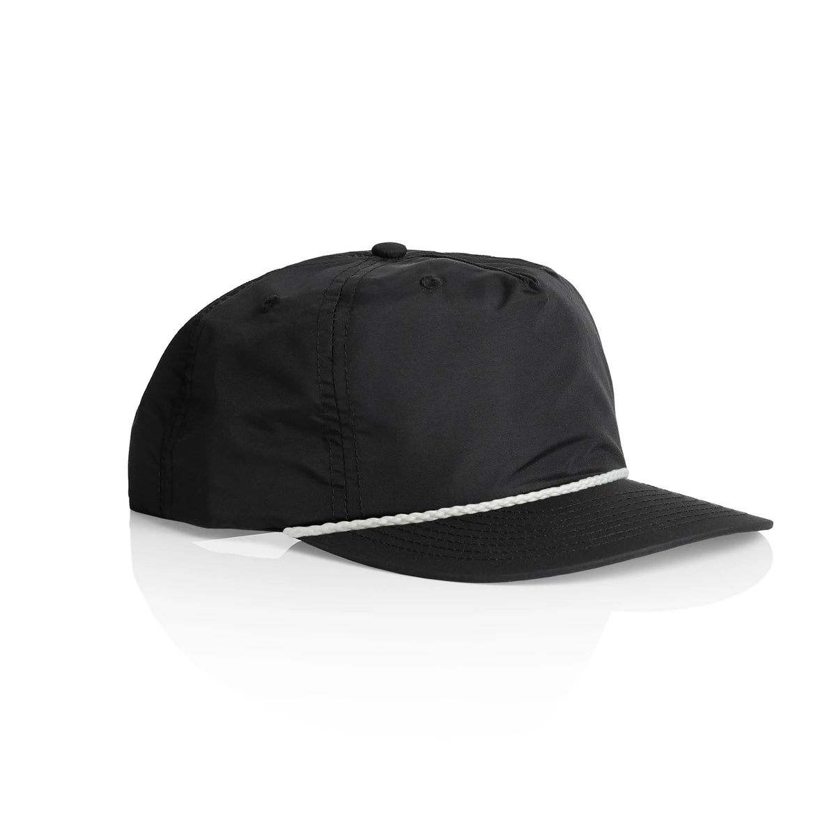 Surf Rope Cap 1123 - Black/White - Front