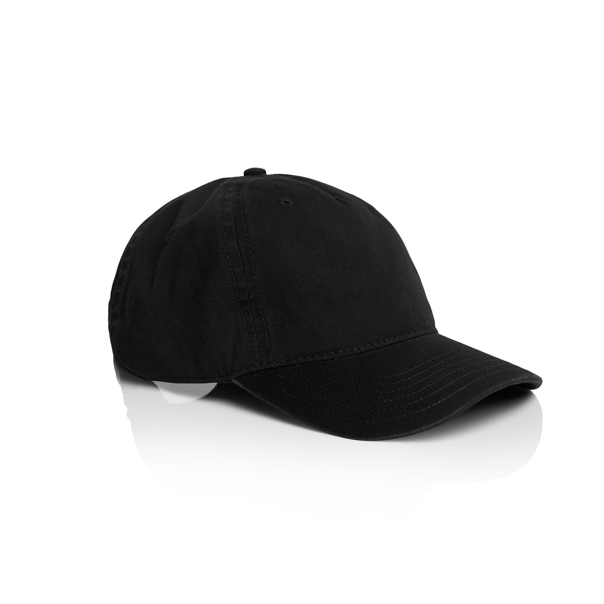 Access Five Panel Cap 1132 - Black - Front