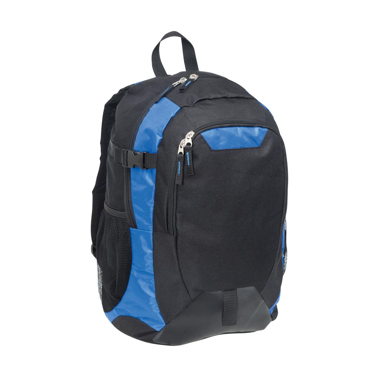 Boost Laptop Backpack - Black / Royal - Front