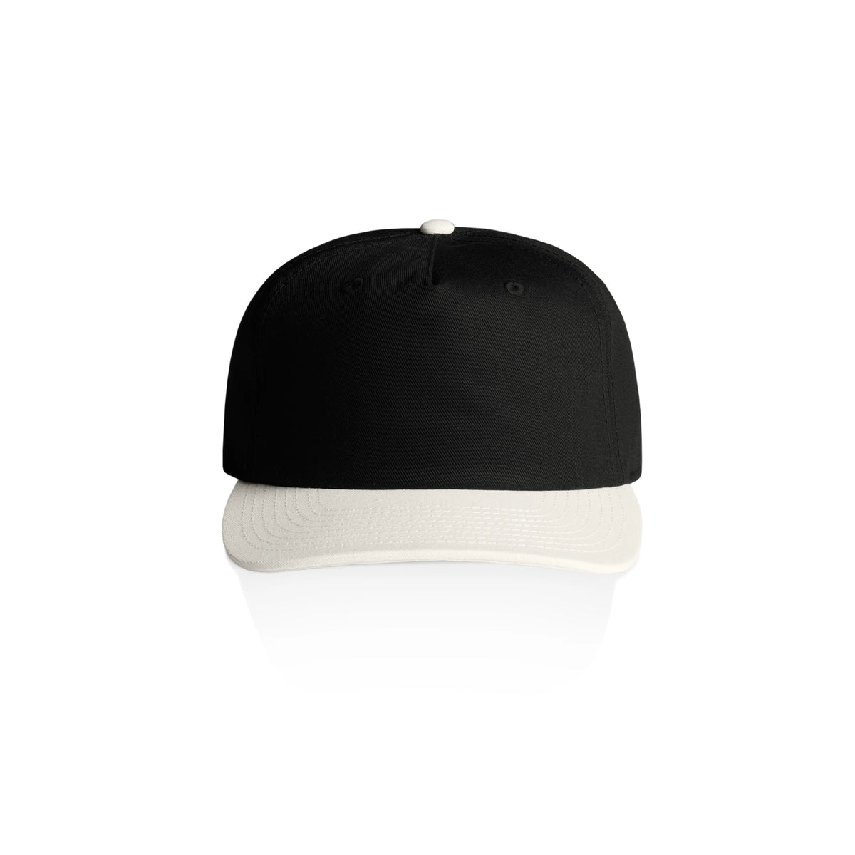 Class Two-Tone Cap 1154 - Black/Natural - Front