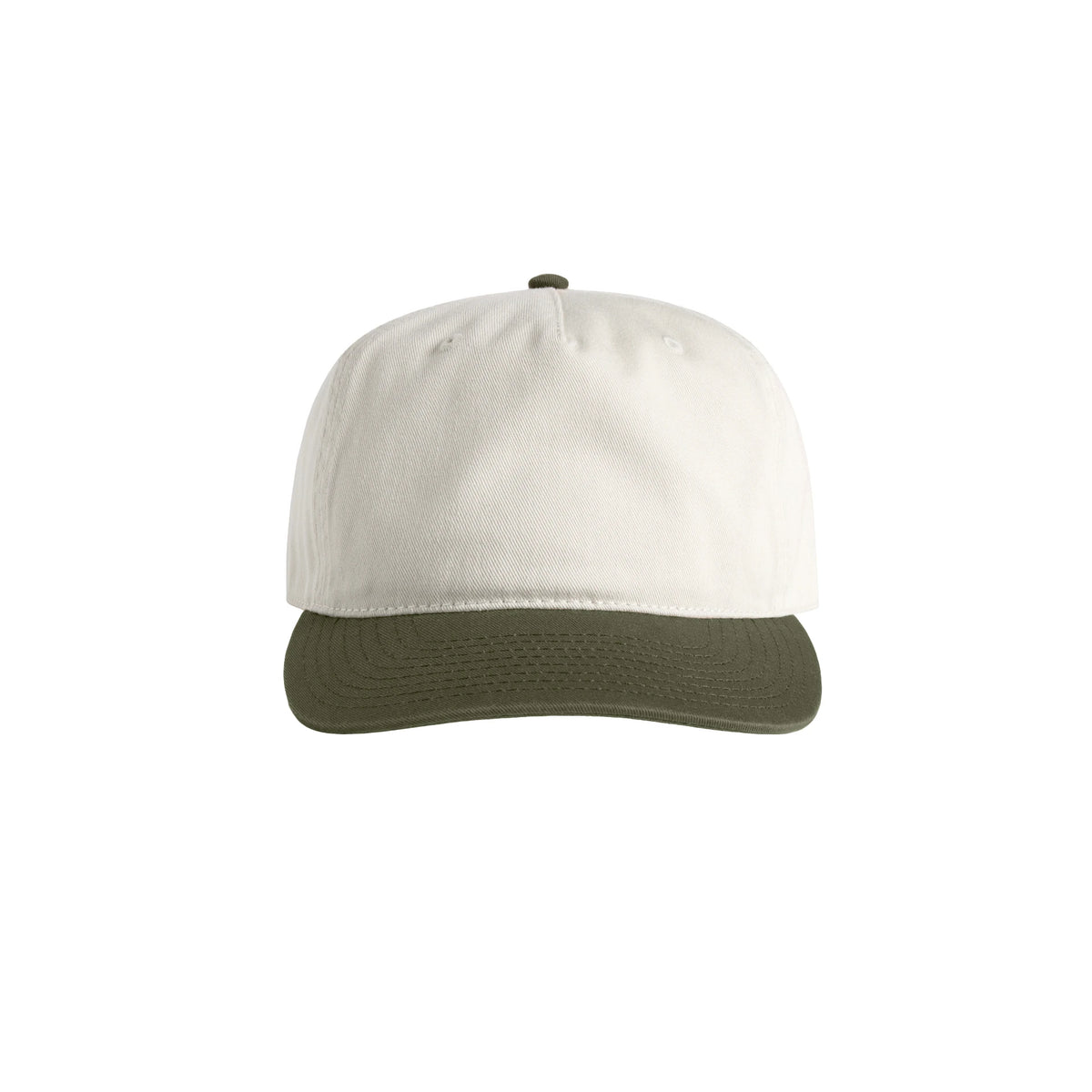 Class Two-Tone Cap 1154 - Natural/Army - Front