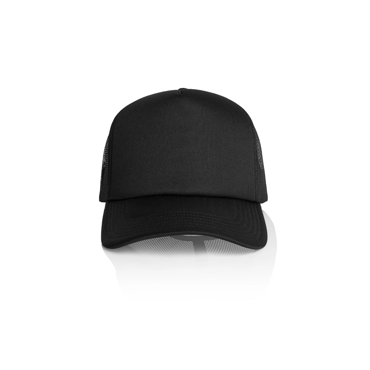 Frame Foam Trucker Cap 1161 - Black - Front