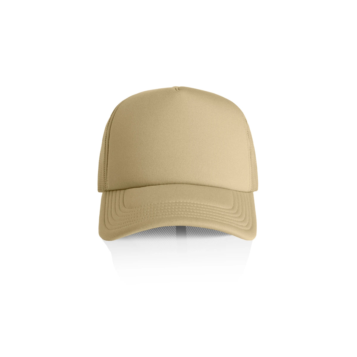 Frame Foam Trucker Cap 1161 - Khaki - Front